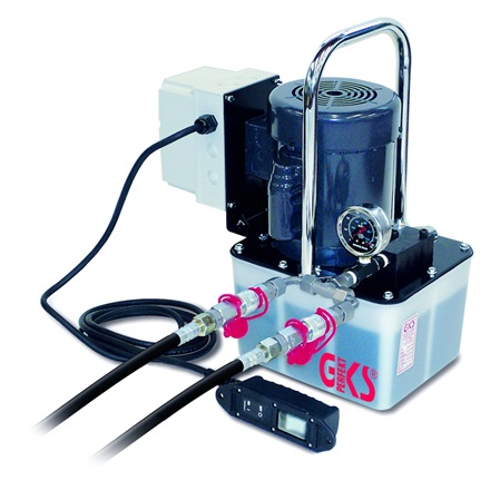 Bild der elektrischen hydraulischen Pumpe PE von GKS-PERFEKT