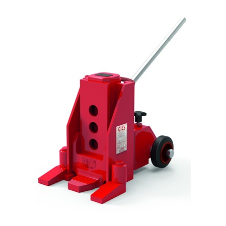 Bild des hydraulischen Hebegerätes / Maschinenhebers V10 für 10 Tonnen Traglast